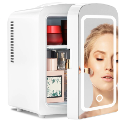 4L Mini Fridge with Gaming Light – Portable Cooler for Bedroom, Car, Office & Dorm