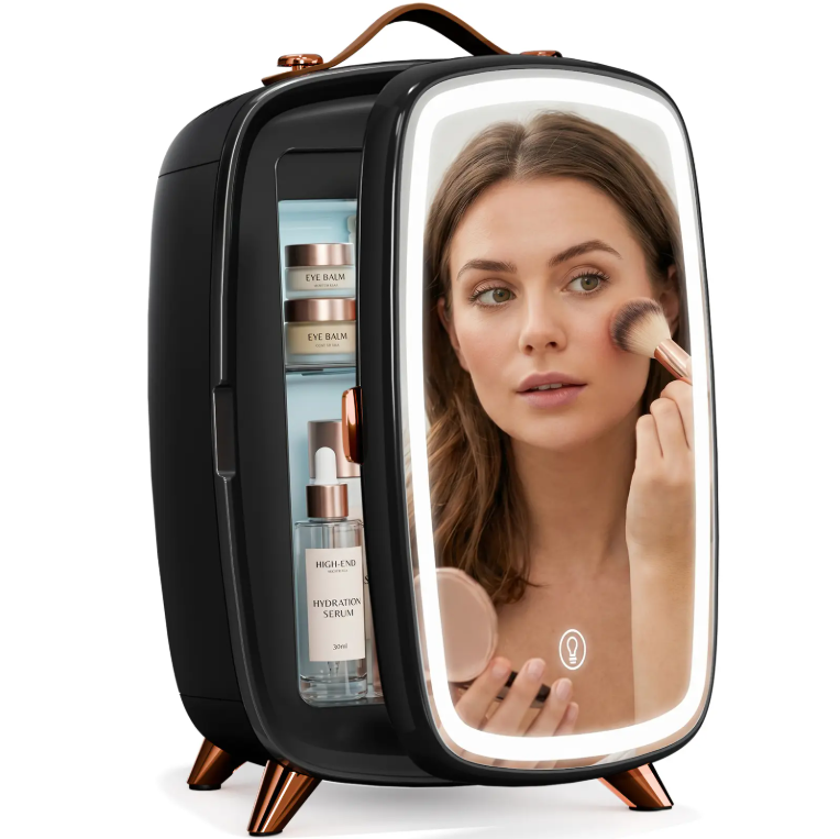 4L Mini Fridge with Gaming Light – Portable Cooler for Bedroom, Car, Office & Dorm