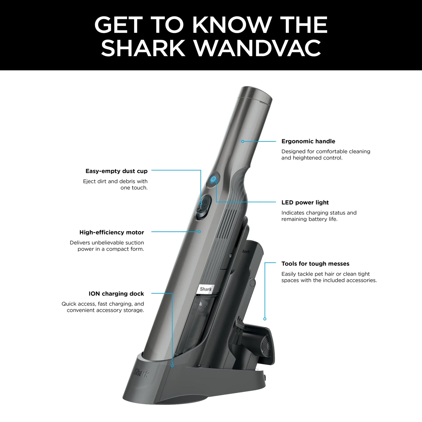 Lightweight Cordless Hand Vacuum