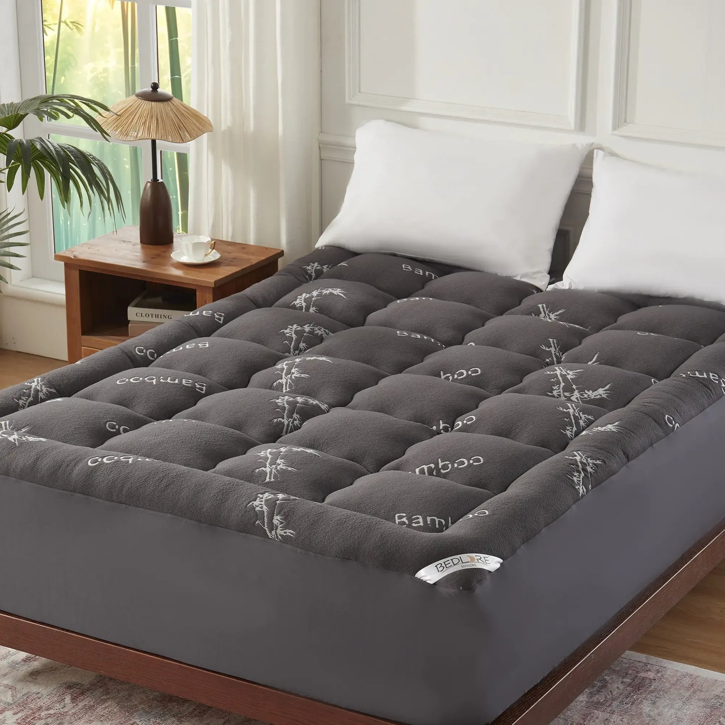 Thick Fitted Mattress Pad – Fluffy Pillow Top, Cooling & Soft, Deep Pocket (6–18")
