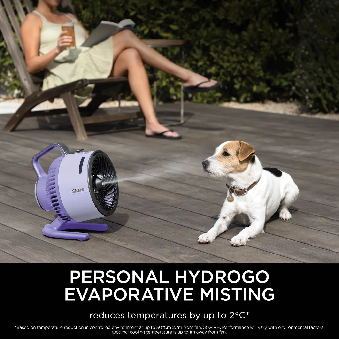 Portable Fan with Misting, Corded & Cordless, Indoor & Outdoor Use