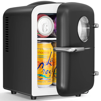 4L Mini Fridge with Gaming Light – Portable Cooler for Bedroom, Car, Office & Dorm