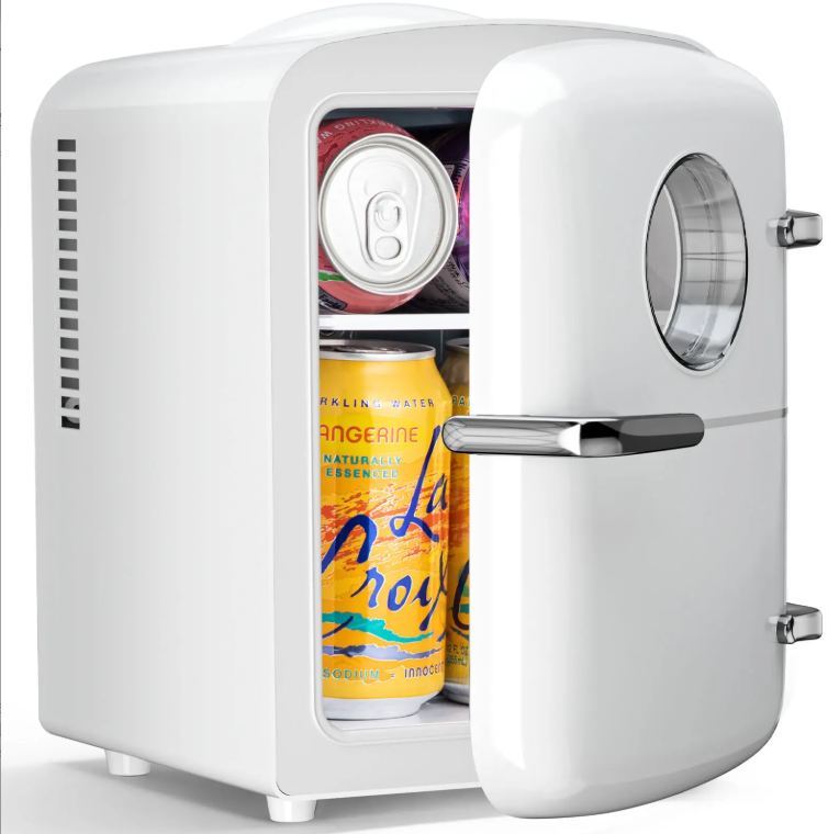 4L Mini Fridge with Gaming Light – Portable Cooler for Bedroom, Car, Office & Dorm