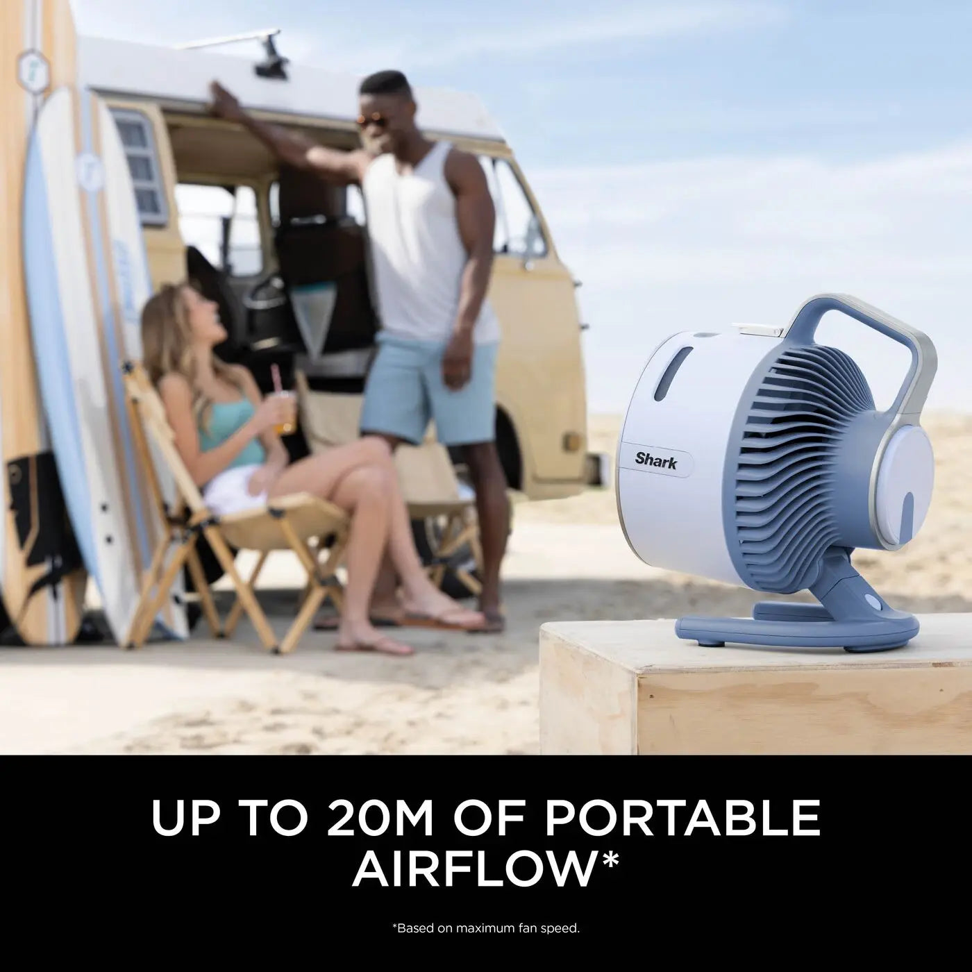 Portable Fan with Misting, Corded & Cordless, Indoor & Outdoor Use